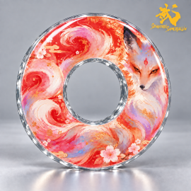 Sakura Kitsune - 桜狐 | Shinai Tsuba Độc Quyền Sengoku Samurai 