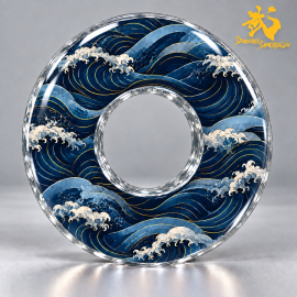 Aonami - 青波 | Shinai Tsuba Độc Quyền Sengoku Samurai 