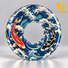 Nishikigoi no Mai - 錦鯉の舞  | Shinai Tsuba Độc Quyền Sengoku Samurai 