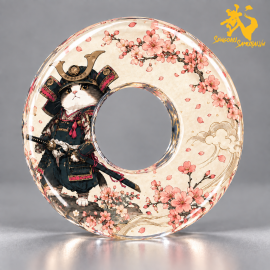 Sakura no Neko Bushi - 桜の猫武士 | Shinai Tsuba Độc Quyền Sengoku Samurai 