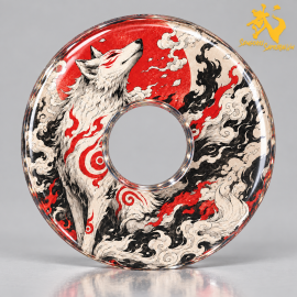 Akatsuki no Okami - 暁の狼 | Shinai Tsuba Độc Quyền Sengoku Samurai 