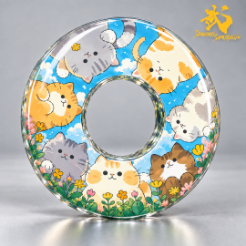 Neko no Hanazono - 猫の花園 | Shinai Tsuba Độc Quyền Sengoku Samurai 