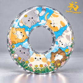 Neko no Hanazono - 猫の花園 | Shinai Tsuba Độc Quyền Sengoku Samurai 