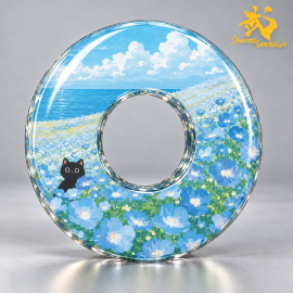 Aoi Hana no Umi - 青い花の海 | Shinai Tsuba Độc Quyền Sengoku Samurai 
