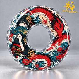  Akaryu no Hime - 赤龍の姫| Shinai Tsuba Độc Quyền Sengoku Samurai 