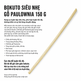 KIRI BOKKEN | BOKUTO SIÊU NHẸ GỖ PAULOWNIA 150G 
