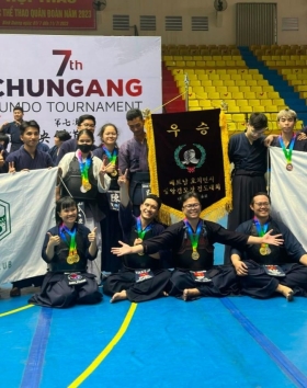 7 HUY CHƯƠNG VÀNG, 2 BẠC, 3 ĐỒNG TẠI  7TH CHUNG ANG KUMDO TOURNAMENT! 