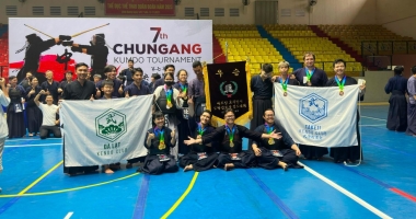 7 HUY CHƯƠNG VÀNG, 2 BẠC, 3 ĐỒNG TẠI  7TH CHUNG ANG KUMDO TOURNAMENT! 