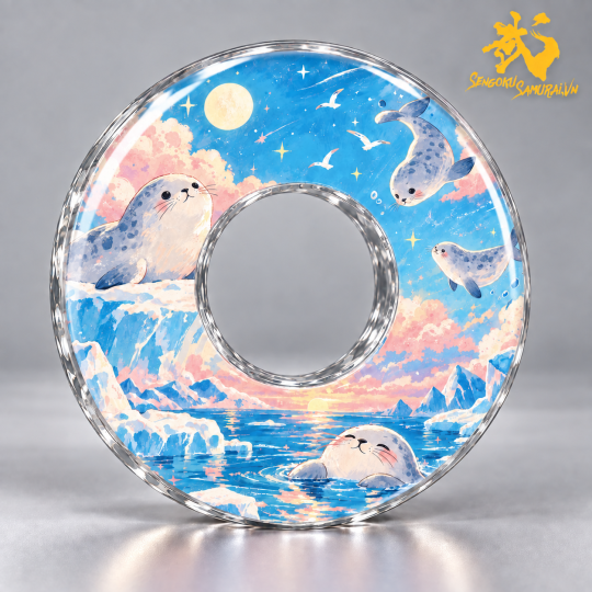 Nagisa no Hohoemi - 渚の微笑 | Shinai Tsuba Độc Quyền Sengoku Samurai 