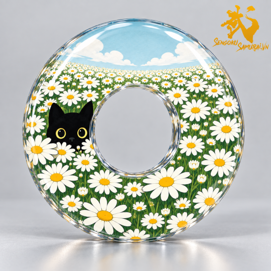 Hanabatake no Kuroneko - 花畑の黒猫 | Shinai Tsuba Độc Quyền Sengoku Samurai 