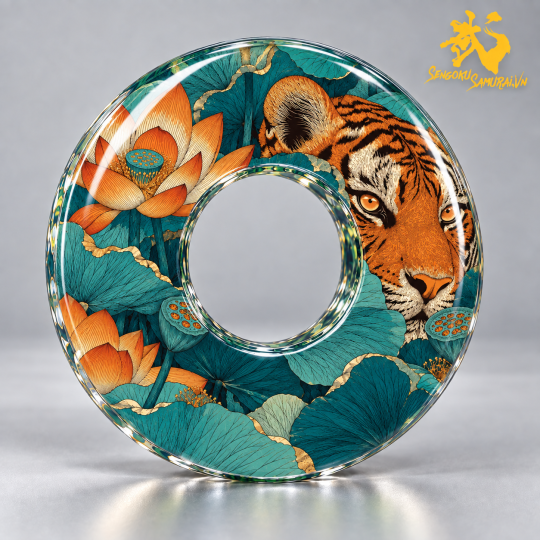 Hasu no Tora - 蓮の虎 | Shinai Tsuba Độc Quyền Sengoku Samurai 