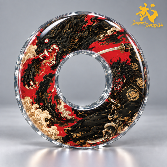 Samurai - Oni - Võ sĩ - Nhóm 2 (2 mẫu) | Shinai Tsuba Độc Quyền Sengoku Samurai 