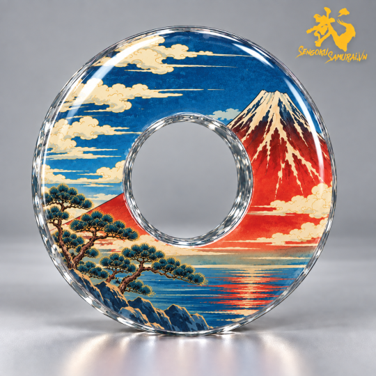Phong cảnh Nhật Bản - Nhóm 1 (3 mẫu) | Shinai Tsuba Độc Quyền Sengoku Samurai 