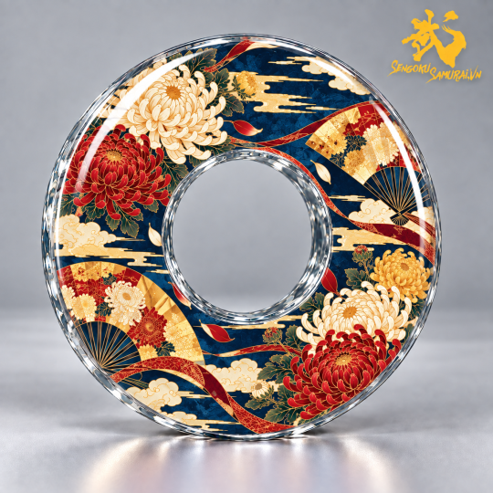 Hoa lá - Thiên nhiên - Nhóm 4 (3 mẫu) | Shinai Tsuba Độc Quyền Sengoku Samurai 