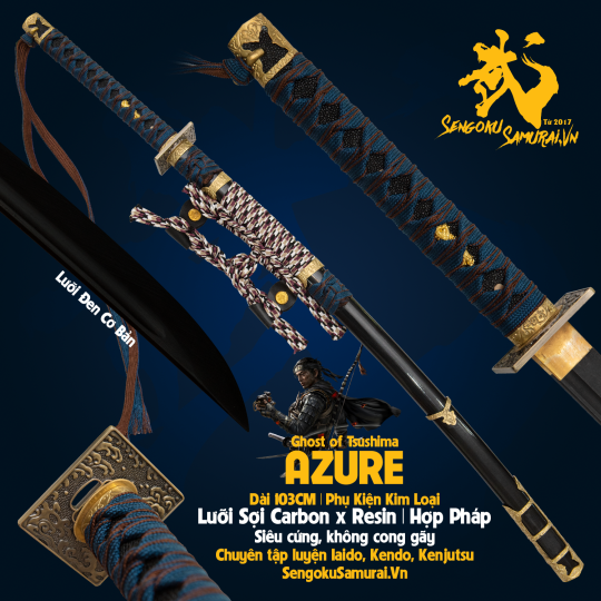 AZURE DRAGON (Ghost of Tsushima) | Kiếm Nhật Phi Kim Tổng Hợp 