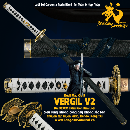 VERGIL v2 (Devil May Cry 5) | Kiếm Nhật Phi Kim Tổng Hợp 