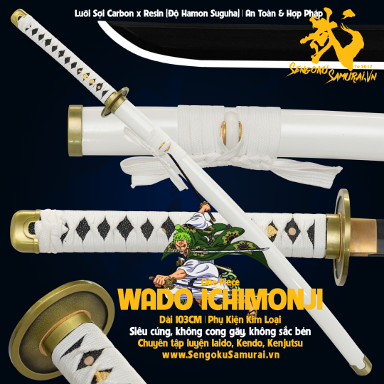 WADO ICHIMONJI (One Piece) | Kiếm Nhật Phi Kim Tổng Hợp 