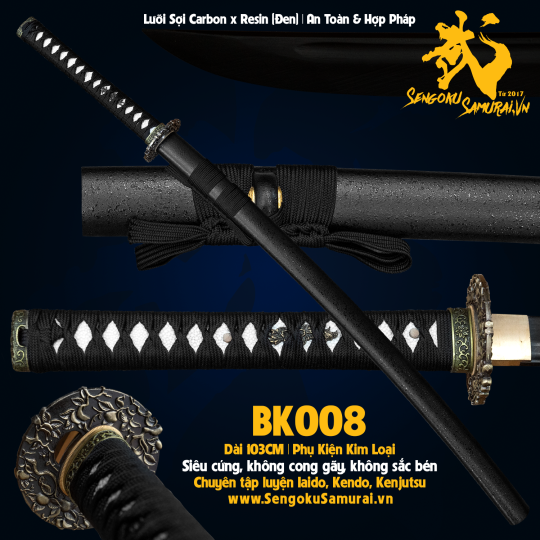BK008 | Kiếm Nhật Phi Kim Tổng Hợp 