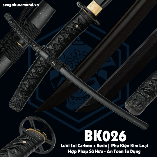 BK026 | Kiếm Nhật Phi Kim Tổng Hợp 