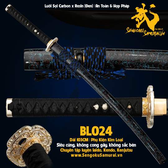 BL024 | Kiếm Nhật Phi Kim Tổng Hợp 