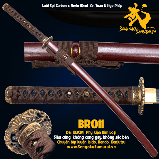 BR011 | Kiếm Nhật Phi Kim Tổng Hợp 