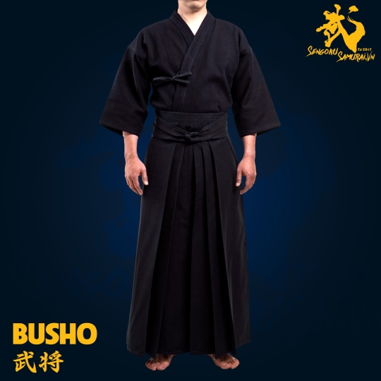BUSHO (Bộ) | Dougi 2 Lớp AIZOME  #11000 (Kendogi & Hakama) 