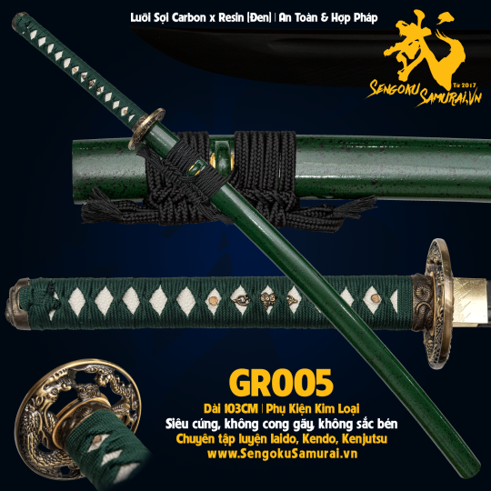 GR005 | Kiếm Nhật Phi Kim Tổng Hợp 