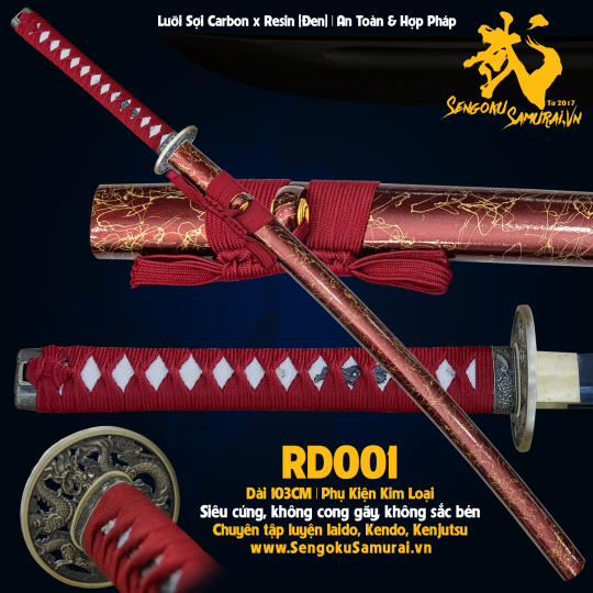 RD001 | Kiếm Nhật Phi Kim Tổng Hợp 