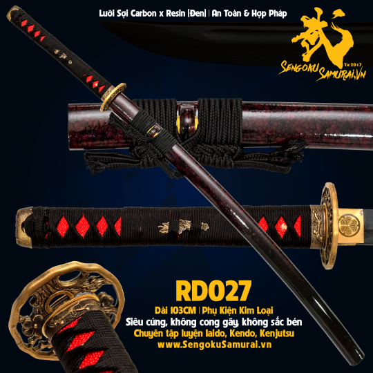 RD027 | Kiếm Nhật Phi Kim Tổng Hợp 