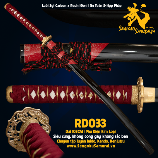 RD033 | Kiếm Nhật Phi Kim Tổng Hợp 