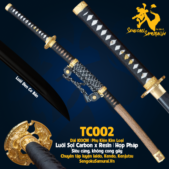 TC002 | Kiếm Nhật Phi Kim Tổng Hợp 