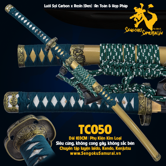 TC050 | Kiếm Nhật Phi Kim Tổng Hợp 