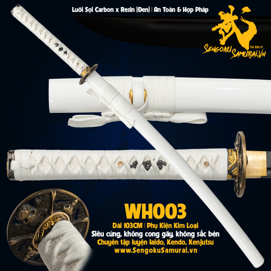 WH003 | Kiếm Nhật Phi Kim Tổng Hợp 