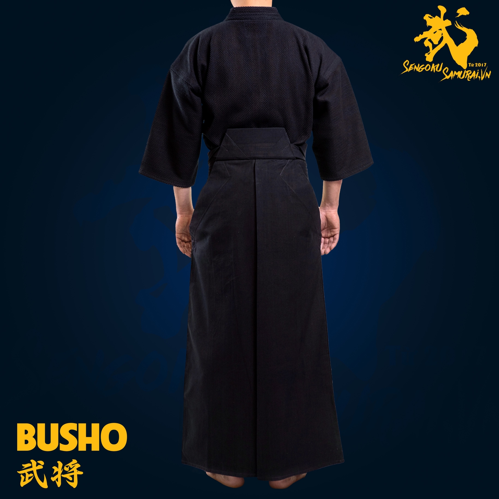 BUSHO (Bộ) | Dougi 2 Lớp AIZOME  #11000 (Kendogi & Hakama) 