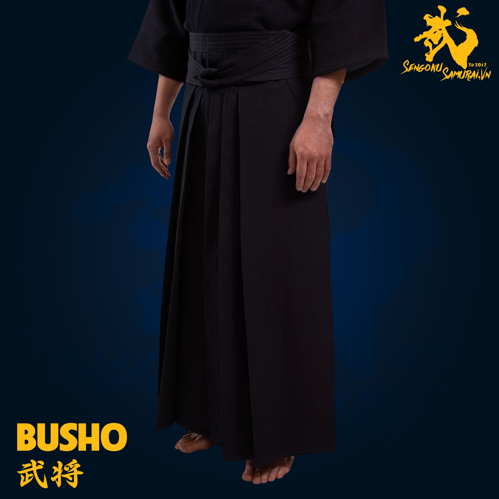 BUSHO-H (Quần) | #11000  Aizome  Hakama 