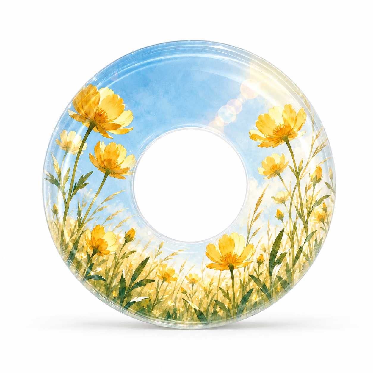 FLORAL | Shinai Tsuba Nhựa Cứng 