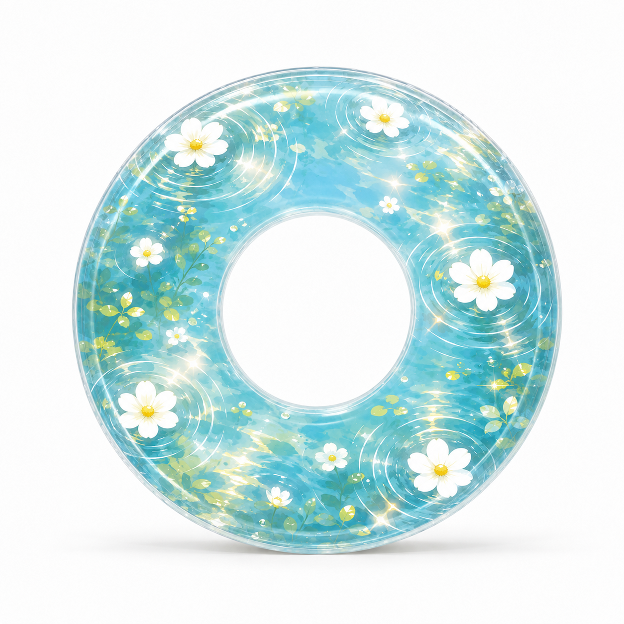 FLORAL | Shinai Tsuba Nhựa Cứng 