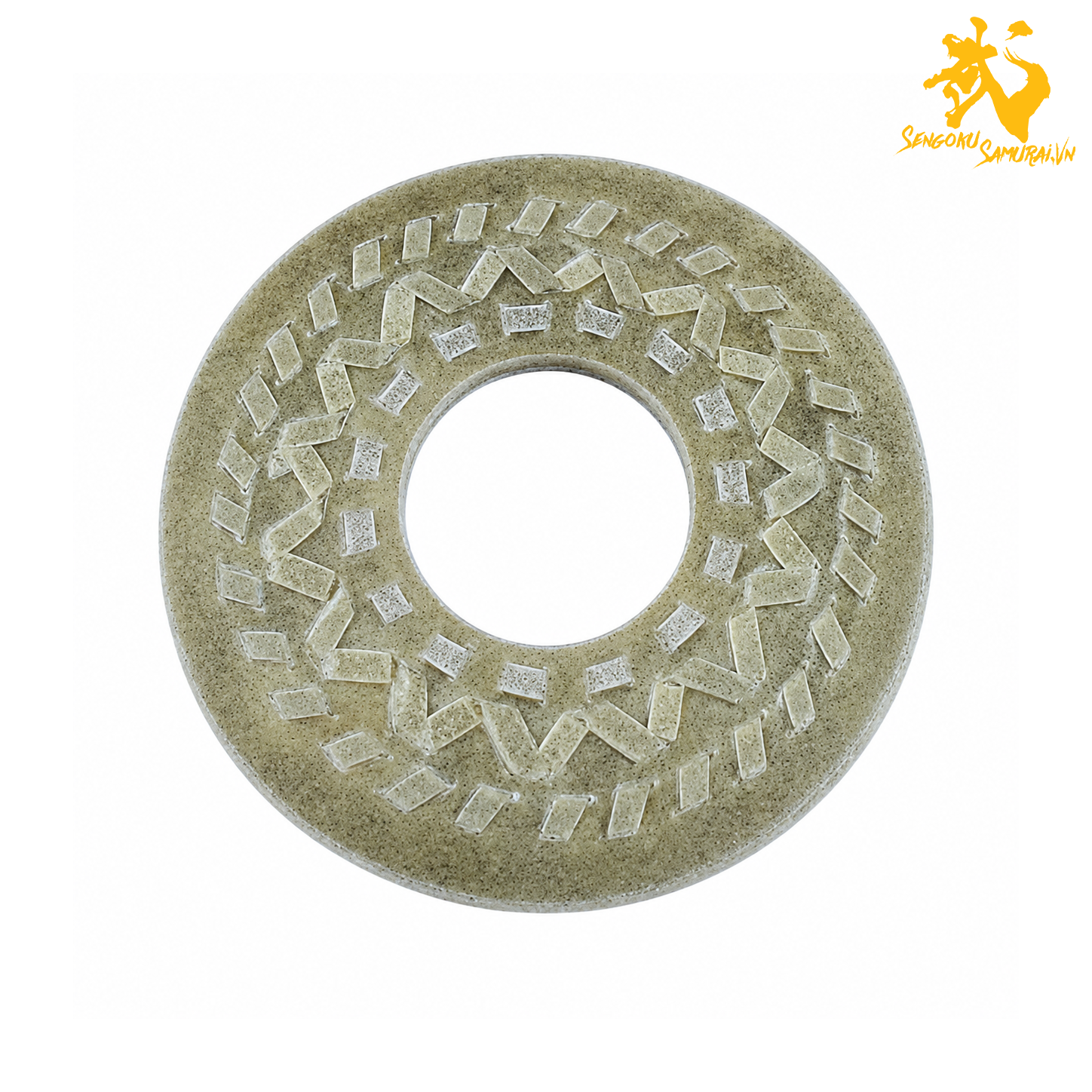 HADA | Shinai Tsuba Da Bò Khâu Tay 