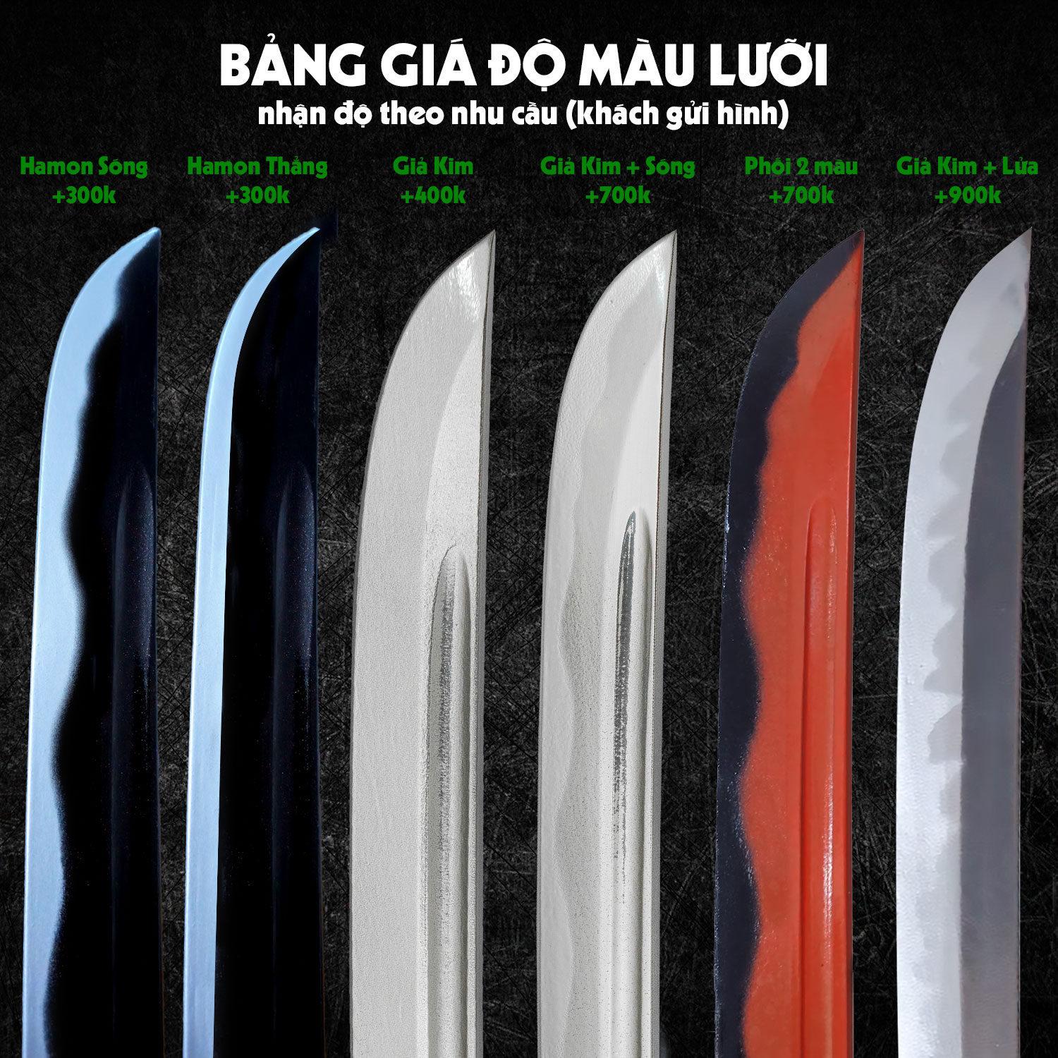 BK016 | Kiếm Nhật Phi Kim Tổng Hợp 