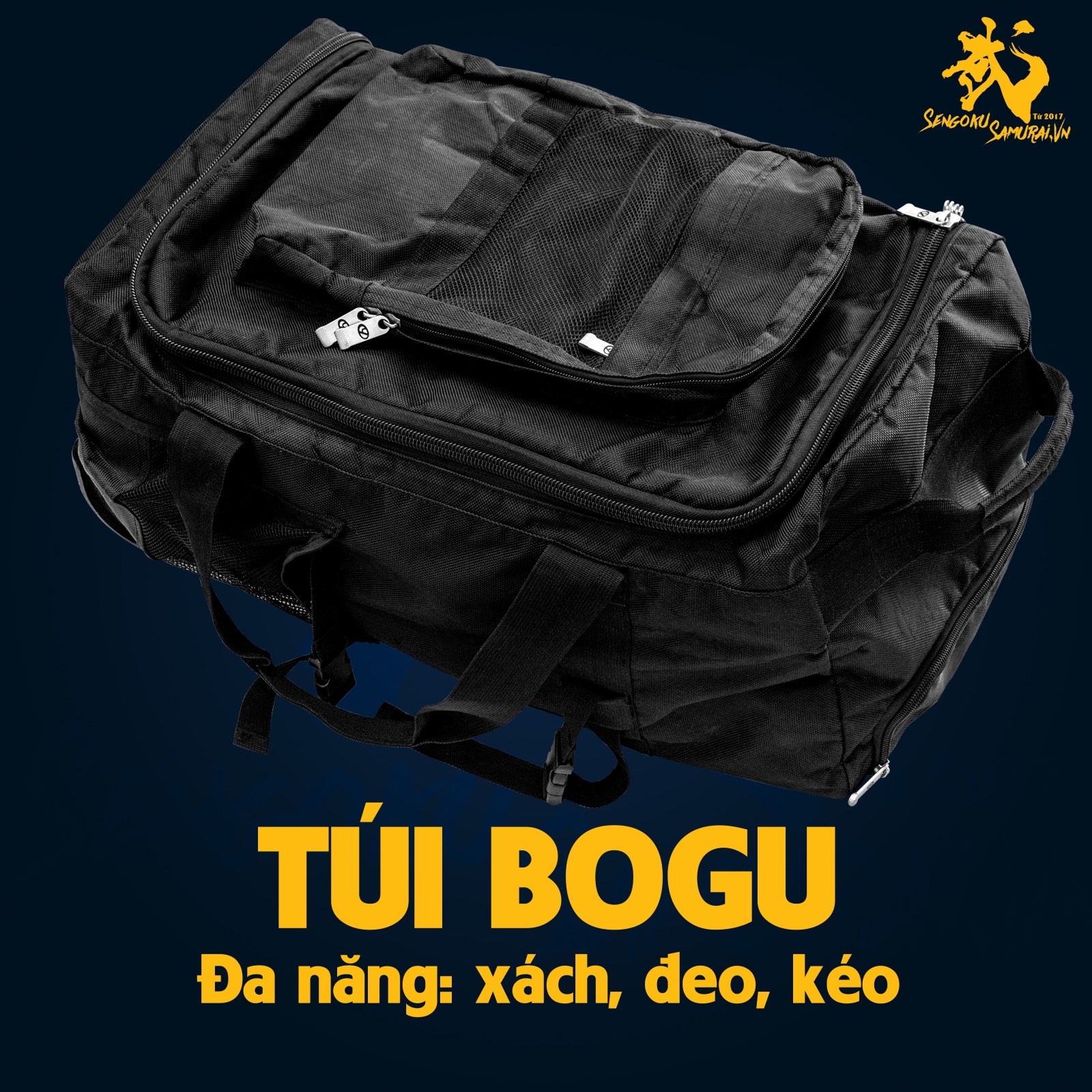 TÚI BOGU | Đa năng tiện lợi (Xách Tay, Đeo 2 vai, Kéo vali) 